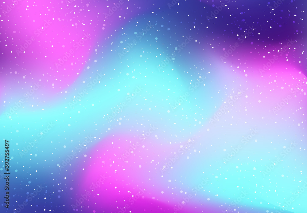 Poster abstract hologram gradient colorful mesh pattern artwork background. illustration vector eps10