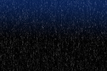 Rain on black. Abstract background