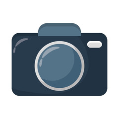 camera photographic device flat style icon