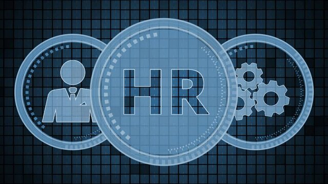 Business, Technology, Internet and network concept. Human Resources HR management concept.