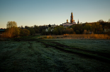 church in the evening