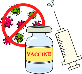 cute virus preventive vaccine injection