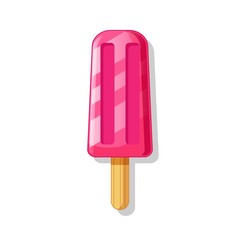 Popsicle vector isolated on white background
