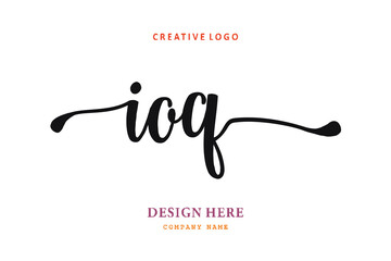 IOQ lettering logo is simple, easy to understand and authoritative