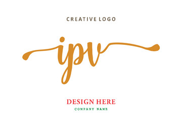 IPV lettering logo is simple, easy to understand and authoritative