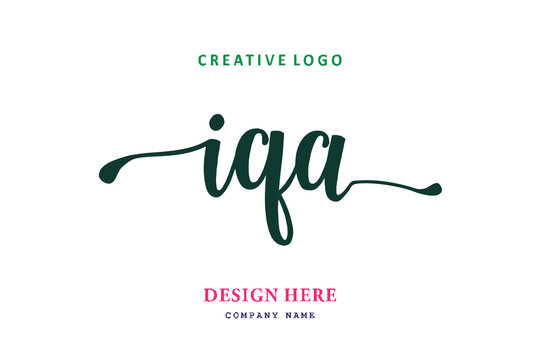 IQA lettering logo is simple, easy to understand and authoritative