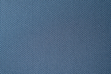 Fototapeta na wymiar Texture of blue Polyester Nylon Fabric