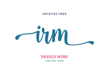 IRM lettering logo is simple, easy to understand and authoritative
