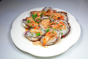 Chinese traditional dishes in restaurants