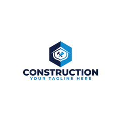 Construction Company Vector Logo Design