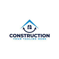 Construction Company Vector Logo Design