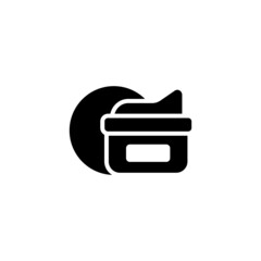 Moisturizer Icon in black flat glyph, filled style isolated on white background