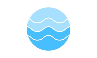 Water illustration vector icon
