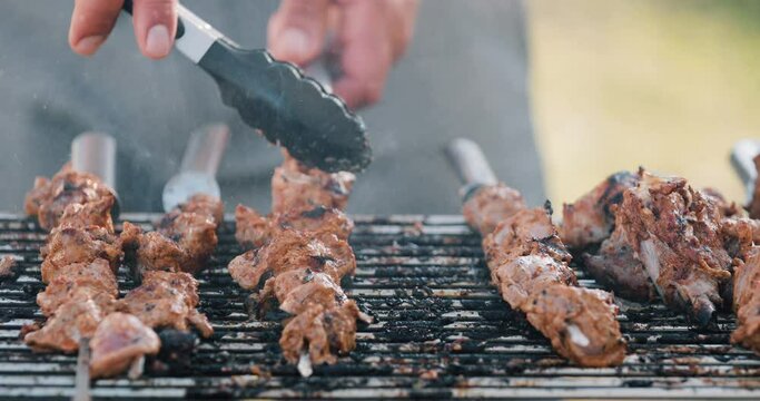Viande au barbecue