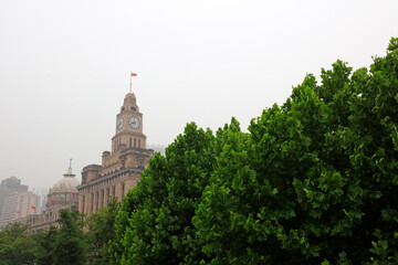 Shanghai Bund Architectural Scenery, Shanghai City, China