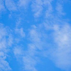blue sky with beautiful natural white clouds


