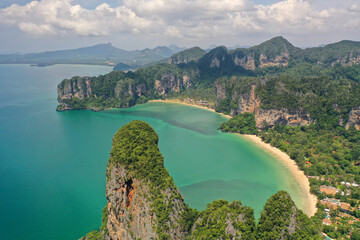 Railay Beach near Ao Nang in the province of Krabi, Southern Thailand