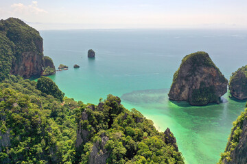 Railay Beach near Ao Nang in the province of Krabi, Southern Thailand