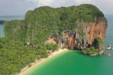 Railay Beach near Ao Nang in the province of Krabi, Southern Thailand