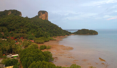 Railay Beach near Ao Nang in the province of Krabi, Southern Thailand