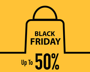 Black friday discount background Vector
