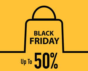 Black friday discount background Vector