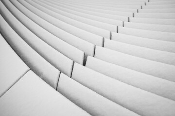 White snow pattern lines background