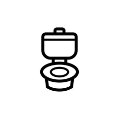 toilet bowl icon,vector, design trendy