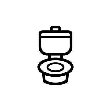 recommend clip art: toilet bowl icon,vector, design trendy