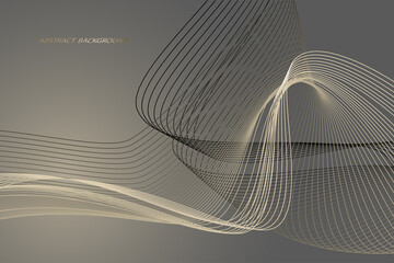  Modern abstract background, curved lines. wavy pattern. curved linear pattern