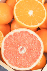 Fresh juicy fruits as source minerals and vitamins. Dieting, slimming and healhy lifestyles