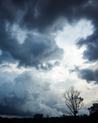 Plakat storm clouds 