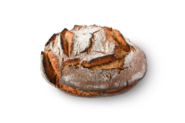 freshly baked bread on dark kitchen table
