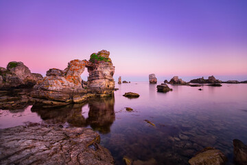 A city of mystical rocks in the province of Kocaeli, kefken and kerpe