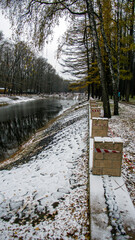 river in winter