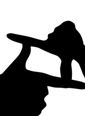 フレームシルエット