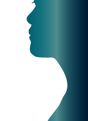 女性シルエット