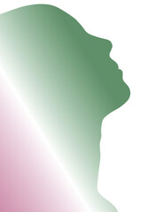 女性シルエット