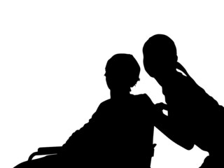 介護シルエット