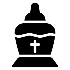 
Holy christian father headwear, solid icon of priest hat 
