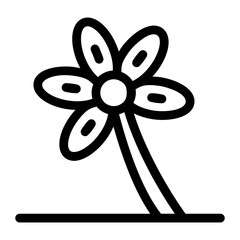 
Icon of flower in editable style, hybrid orchid
