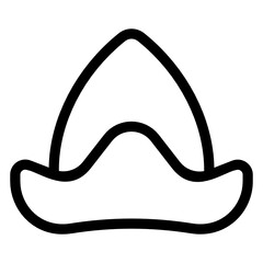 
Dutch hat icon design, netherland traditional cap in editable solid style 
