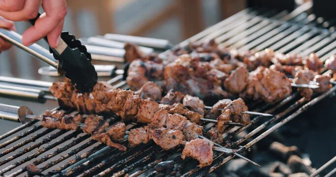 Viande au barbecue