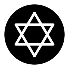 

Phillpine religious symbol, solid icon of judaism 
