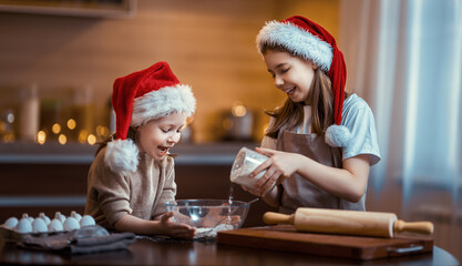 Cooking Christmas cookies