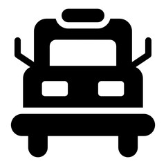 
Quadro jeep icon design, filled vector 

