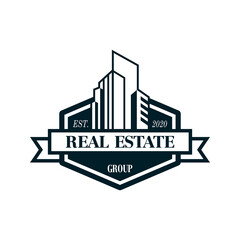 Fototapeta premium Building Vector , Real Estate Logo