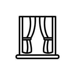 curtain icon design vector template