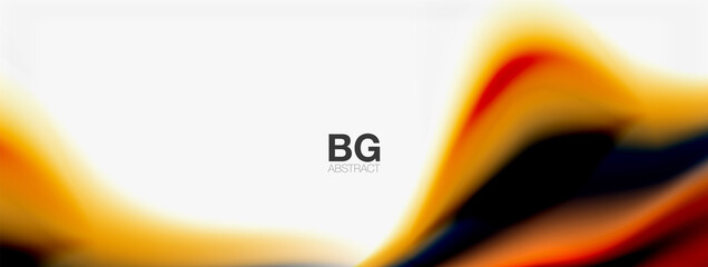 Abstract Background. Smooth flowing lines, blurred waves, rainbow color style stripes. Vector illustrations for covers, banners, flyers and posters and other