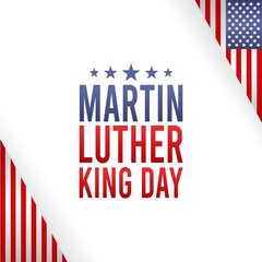 Martin Luther King Day Vector Illustration. Suitable for greeting card poster and banner